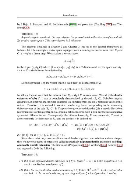 TH`ESE A NEW INVARIANT OF QUADRATIC LIE ALGEBRAS AND ...