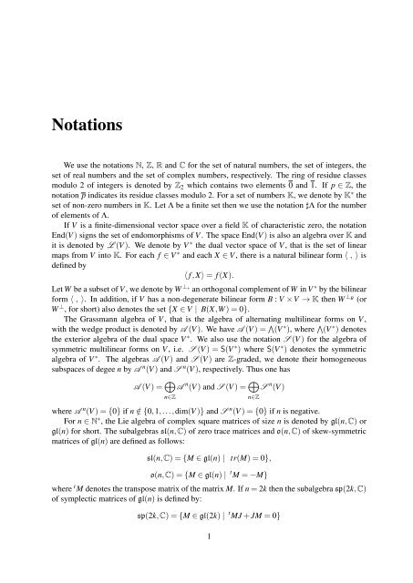 TH`ESE A NEW INVARIANT OF QUADRATIC LIE ALGEBRAS AND ...