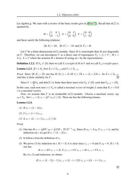 TH`ESE A NEW INVARIANT OF QUADRATIC LIE ALGEBRAS AND ...