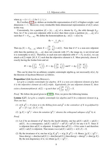 TH`ESE A NEW INVARIANT OF QUADRATIC LIE ALGEBRAS AND ...