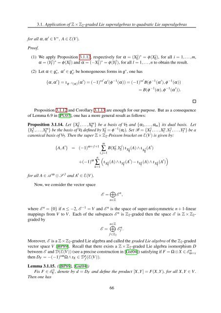 TH`ESE A NEW INVARIANT OF QUADRATIC LIE ALGEBRAS AND ...