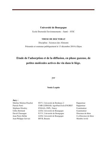 Etude de l'adsorption et de la diffusion, en phase gazeuse, de ...