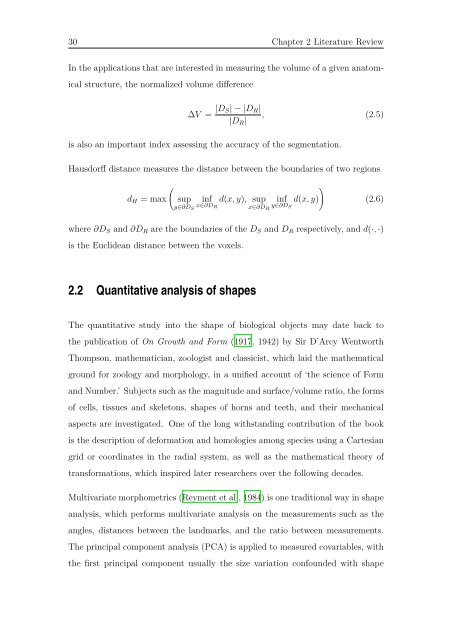 Docteur de l'université Automatic Segmentation and Shape Analysis ...