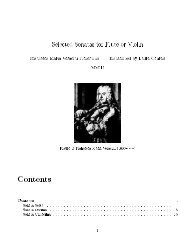 Selected Sonatas for Flute or Violin Francesca Maria Veracini ... - Free