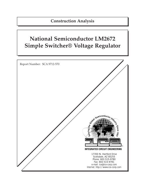 ICE Shared Construction Analysis SCA 9712-570 - Smithsonian ...