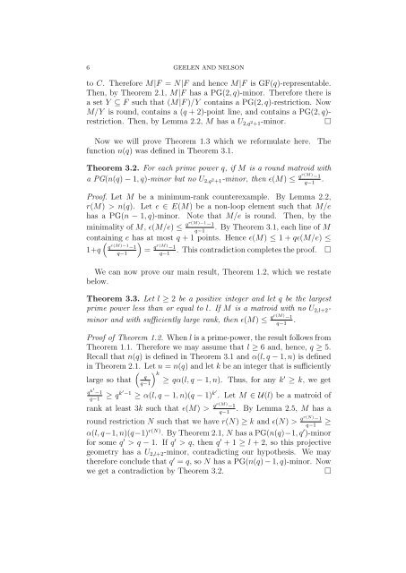 The number of points in a matroid with no n-point line as a minor