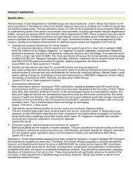 Completed Moran Grant Narrative PDF - University of Utah
