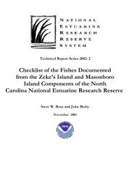 Checklist of the Fishes Documented from the Zeke's Island and ...