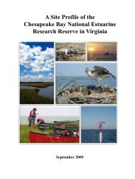 Site Profile - National Estuarine Research Reserve System - NOAA