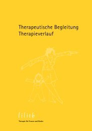 Therapeutische Begleitung Therapieverlauf - Lilith