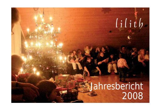 Jahresbericht 2008 - Lilith