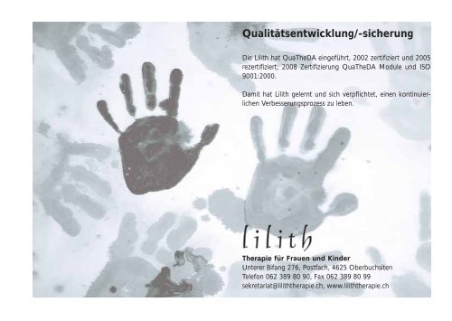 Jahresbericht 2008 - Lilith
