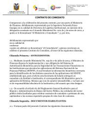 Anexo 3 Contrato de Comodato - eSIGEF