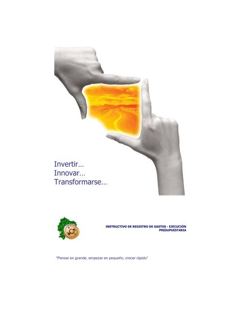 Invertir… Innovar… Transformarse… - eSIGEF