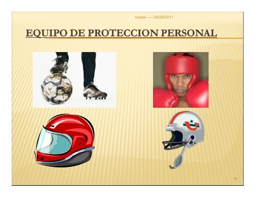 Equipo de proteccion personal