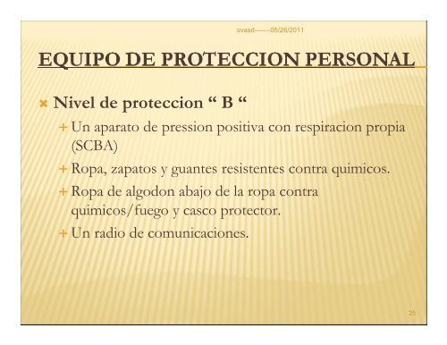 Equipo de proteccion personal