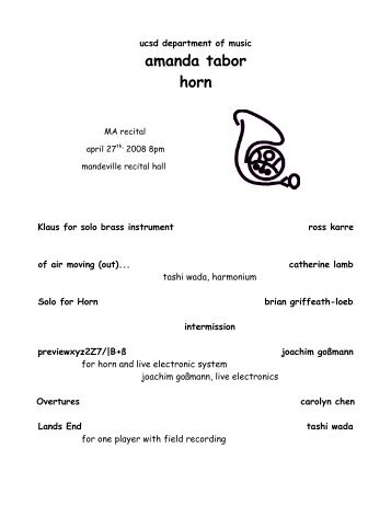amanda tabor horn - Intranet