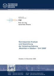 Bericht Nonresponse und Gewichtung - SrV 2008