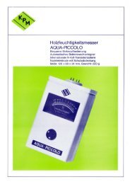 Holzfeuchtigkeitsmesser AQUA-PICCOLO - KP Mundinger GmbH