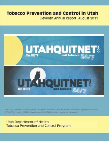 Utah Annual Report - Utah Tobacco Prevention and Control Program