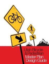 Utah Bicycle and Pedestrian Master Plan Design Guide