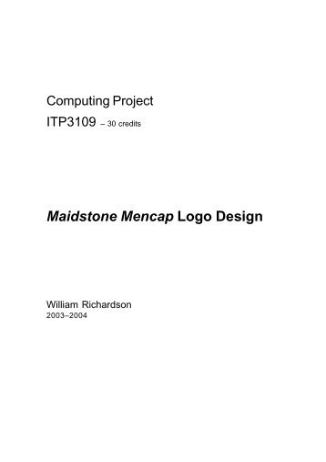 Maidstone Mencap Logo Design (Typeset).p65 - University of Exeter