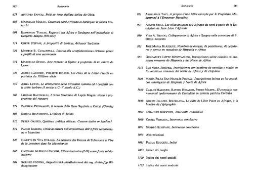 L'Africa romana - UnissResearch - Università degli Studi di Sassari