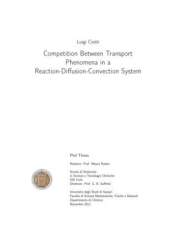 Competition Between Transport Phenomena in a Reaction-Diffusion ...