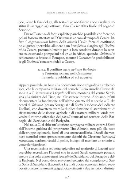 Estratto Mastino, Zucca - Università degli Studi di Sassari