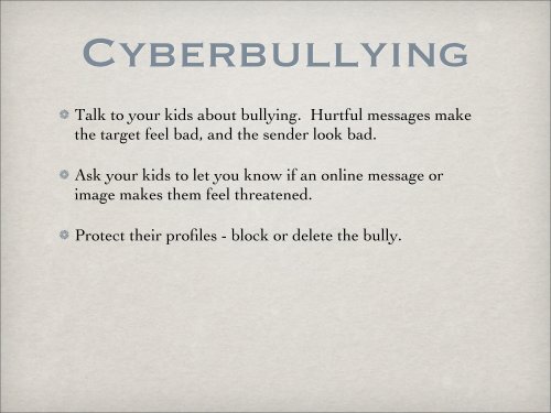 Cyberbullying - 4J School District