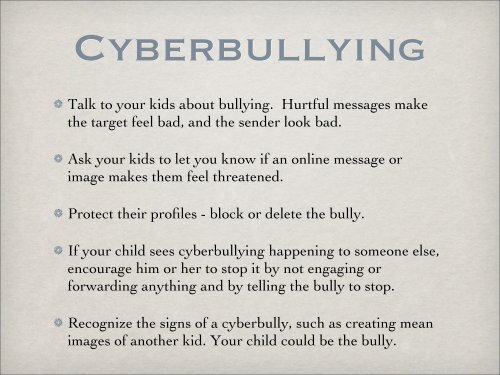 Cyberbullying - 4J School District