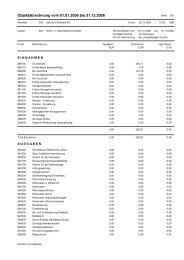 Beispiel Objektabrechnung Miete - LMB-Immobilien