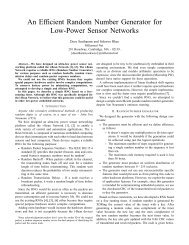 An Efficient Random Number Generator for Low-Power Sensor ...