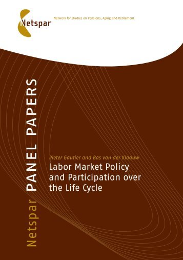 Labor market policy and participation over the life cycle