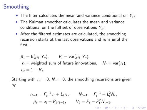 Introduction to Local Level Model and Kalman Filter