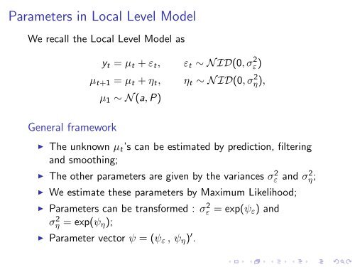 Introduction to Local Level Model and Kalman Filter