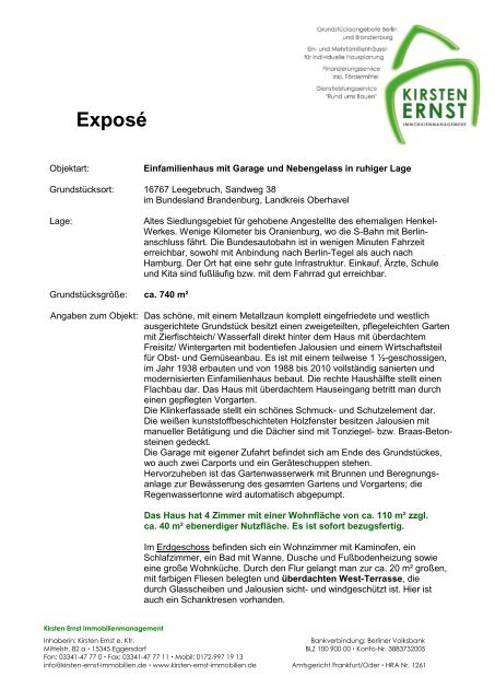 expose/Exp. Sandweg 38.pdf - Kirsten Ernst