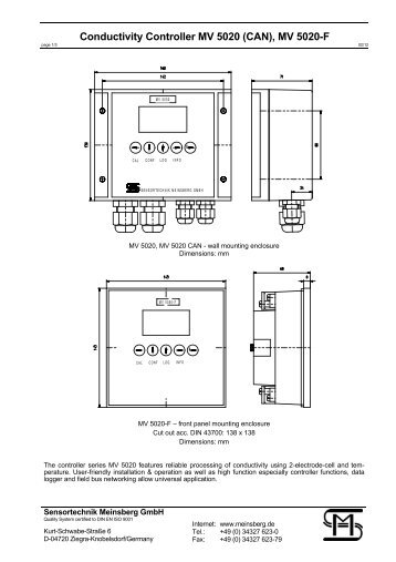 MV 5020 - Sensortechnik Meinsberg