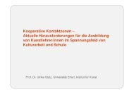 Kooperative Kontaktzonen – Aktuelle Herausforderungen für die ...