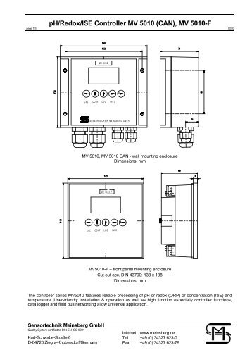 MV 5010 - Sensortechnik Meinsberg