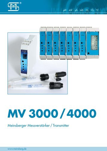 MV 3000 und MV 4000 Messverstärker 490 KB - Sensortechnik ...