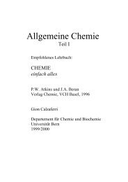 Word Pro - Titelblatt - Departement für Chemie und Biochemie ...