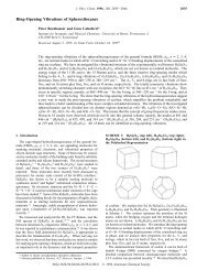 Ring-Opening Vibrations of Spherosiloxanes - American Chemical ...