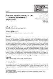 Partisan agenda control in the US house: A theoretical exploration