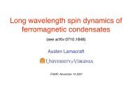 Long wavelength spin dynamics of ferromagnetic condensates