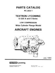 TEXTRON Lycoming PC-203-1