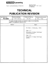 TEXTRON Lycoming PC-302