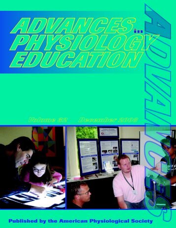 Front Matter (PDF) - Advances in Physiology Education