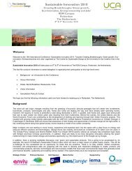 Factfile - The Centre for Sustainable Design