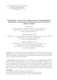 harmonic maps and riemannian submersions between manifolds ...